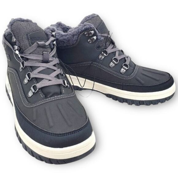 NWT Weatherproof Landon Men’s Suede Sneaker Boots – Grey – Size 13